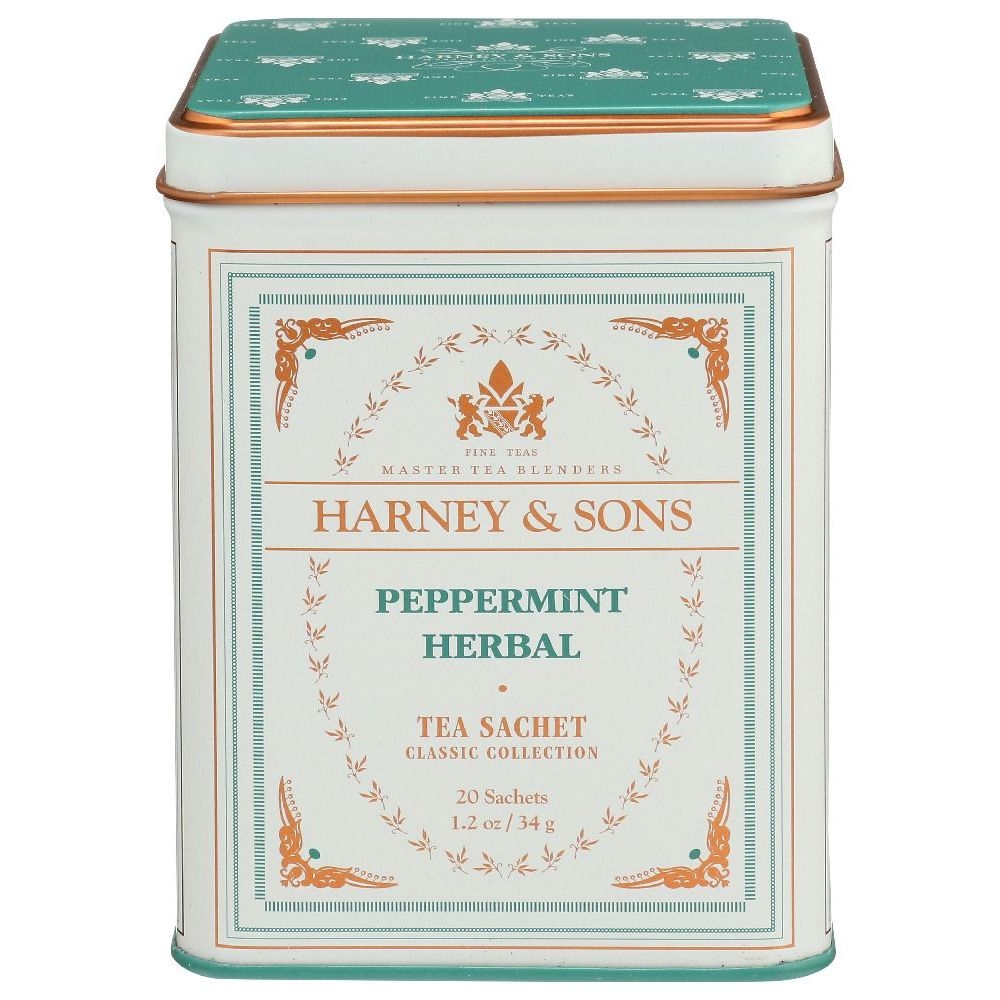 Harney and Sons Classic Peppermint Herbal Tea, 20 tea bags -- 4 per case