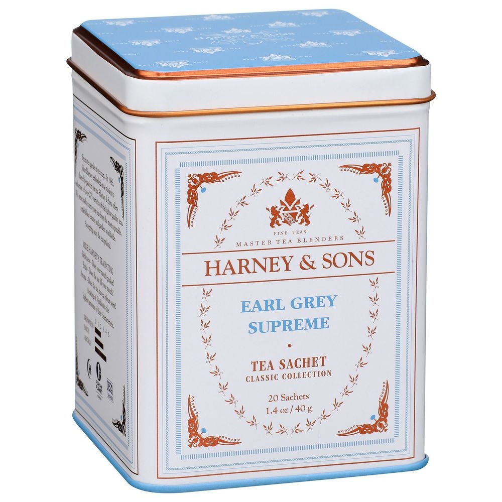 Harney and Sons Earl Gray Supreme Tea, 20 tea bags -- 4 per case