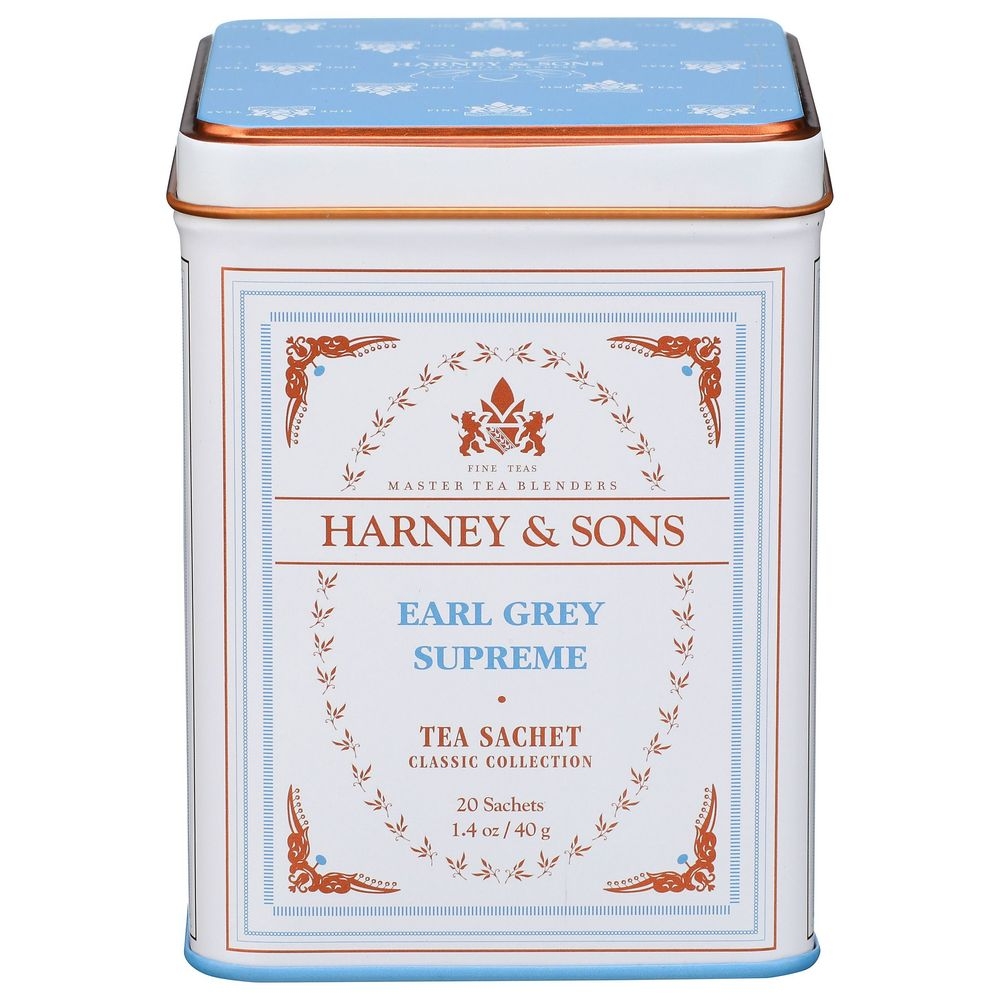 Harney and Sons Earl Gray Supreme Tea, 20 tea bags -- 4 per case