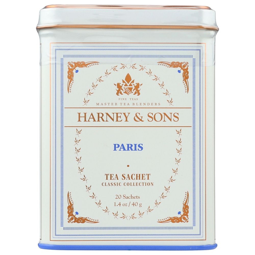 Harney and Sons Paris Black Tea, 20 tea bags -- 4 per case