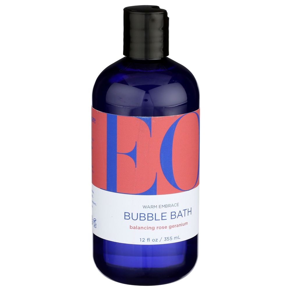 EO Rose Geranium Bubble Bath, 12 Fluid Ounce