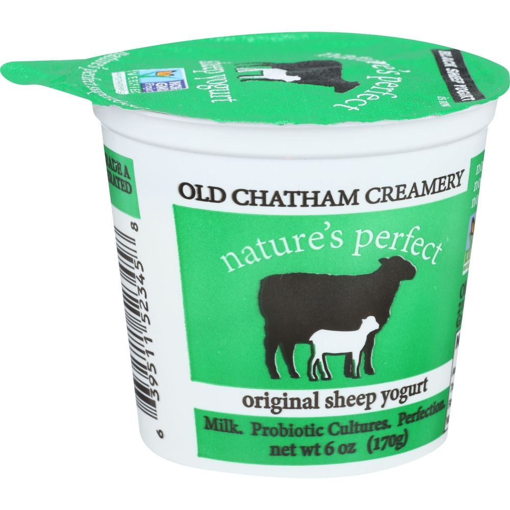 Old Chatham Creamery Plain Sheeps Milk Yogurt, 6 Fluid Ounce -- 12 per case