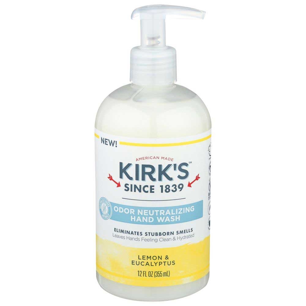 Kirks Lemon and Eucalypytus Odor Neutralizing Hydrating Hand Wash, 12 Fluid Ounce
