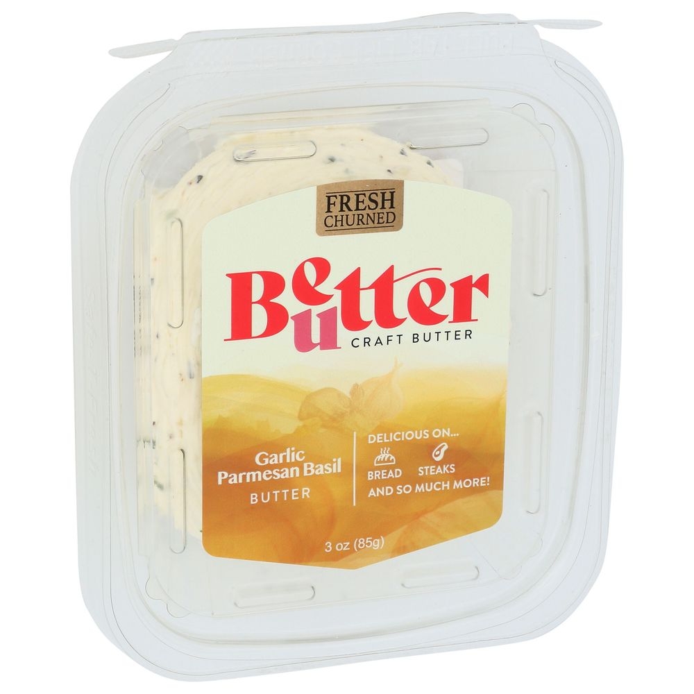 Better Butter Garlic Parmesan Basil Butter, 3 Ounce -- 8 per case