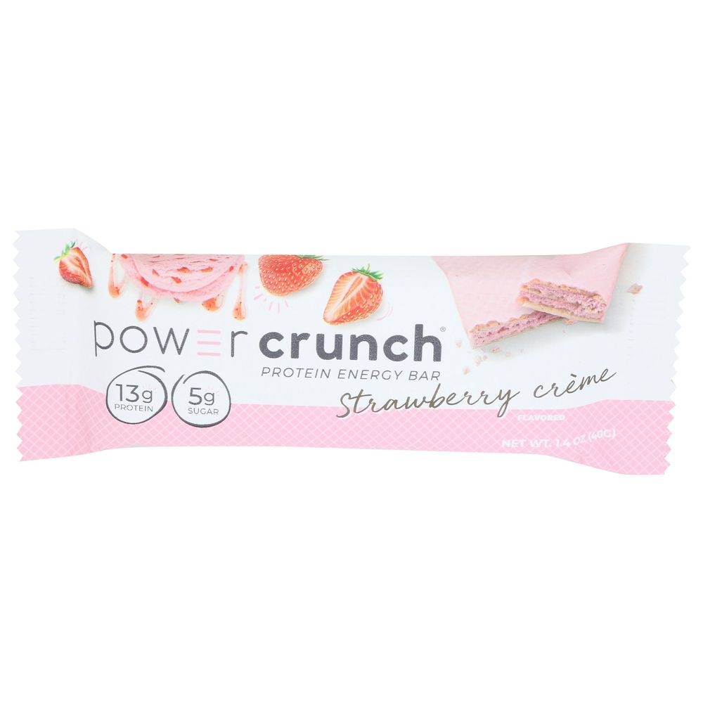 Power Crunch Strawberry Creme Protein Energy Bar, 1.4 Ounce -- 12 per case