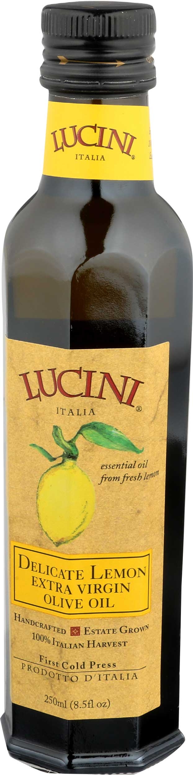 Lucini Lemon Extra Virgin Olive Oil, 8.5 Ounce -- 6 per case