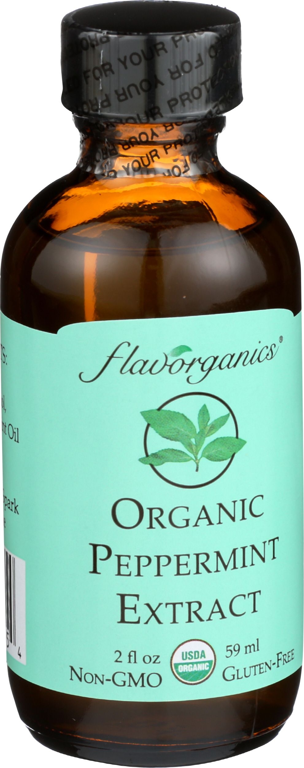 Flavorganics Organic Peppermint Extract, 2 Ounce