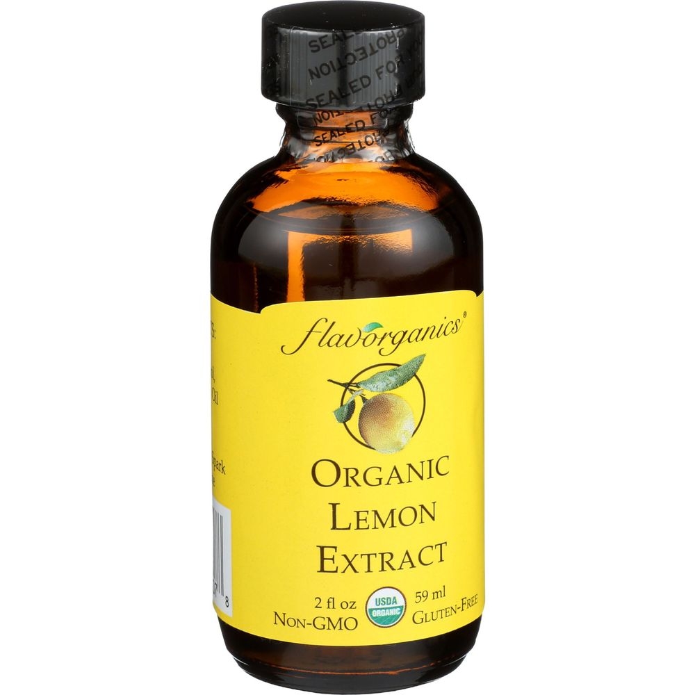 Flavorganics Organic Lemon Extract, 2 Ounce