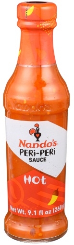 Nandos Peri Peri Hot Sauce, 9.1 Ounce -- 6 per case.