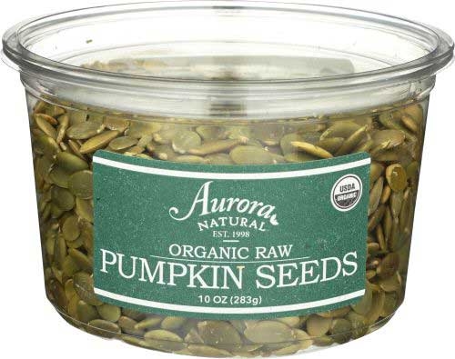 Aurora Natural Organic Raw Pumpkin Seed, 10 Ounce -- 12 per case
