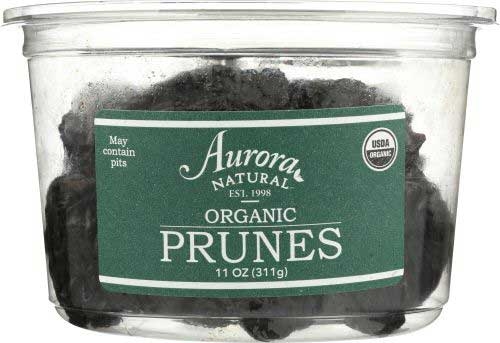 Aurora Natural Organic Prunes, 11 Ounce -- 12 per case