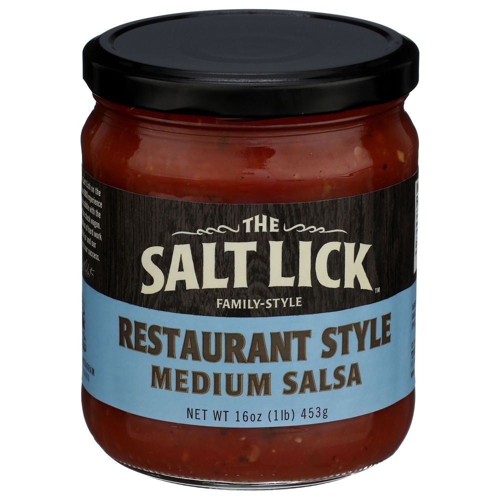 The Salt Lick Medium Restaurant Style Salsa, 16 Ounce -- 6 per case