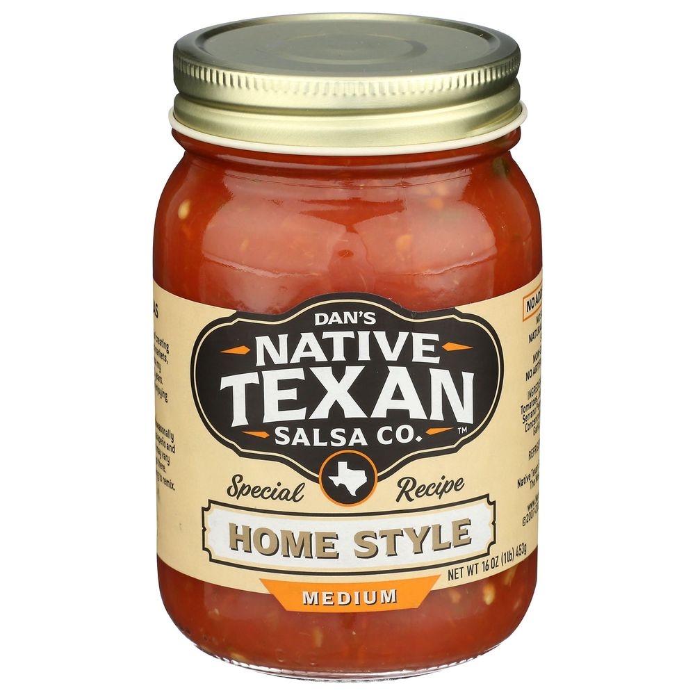 Native Texan Medium Home Style Salsa, 16 Ounce -- 6 per case