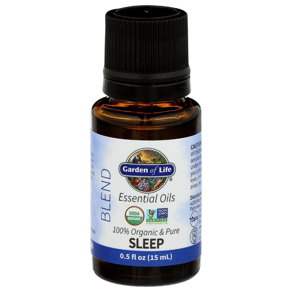 Garden Of Life 100 Percent Organic and Pure Sleep Blend Essential Oil, 0.5 Fluid Ounce