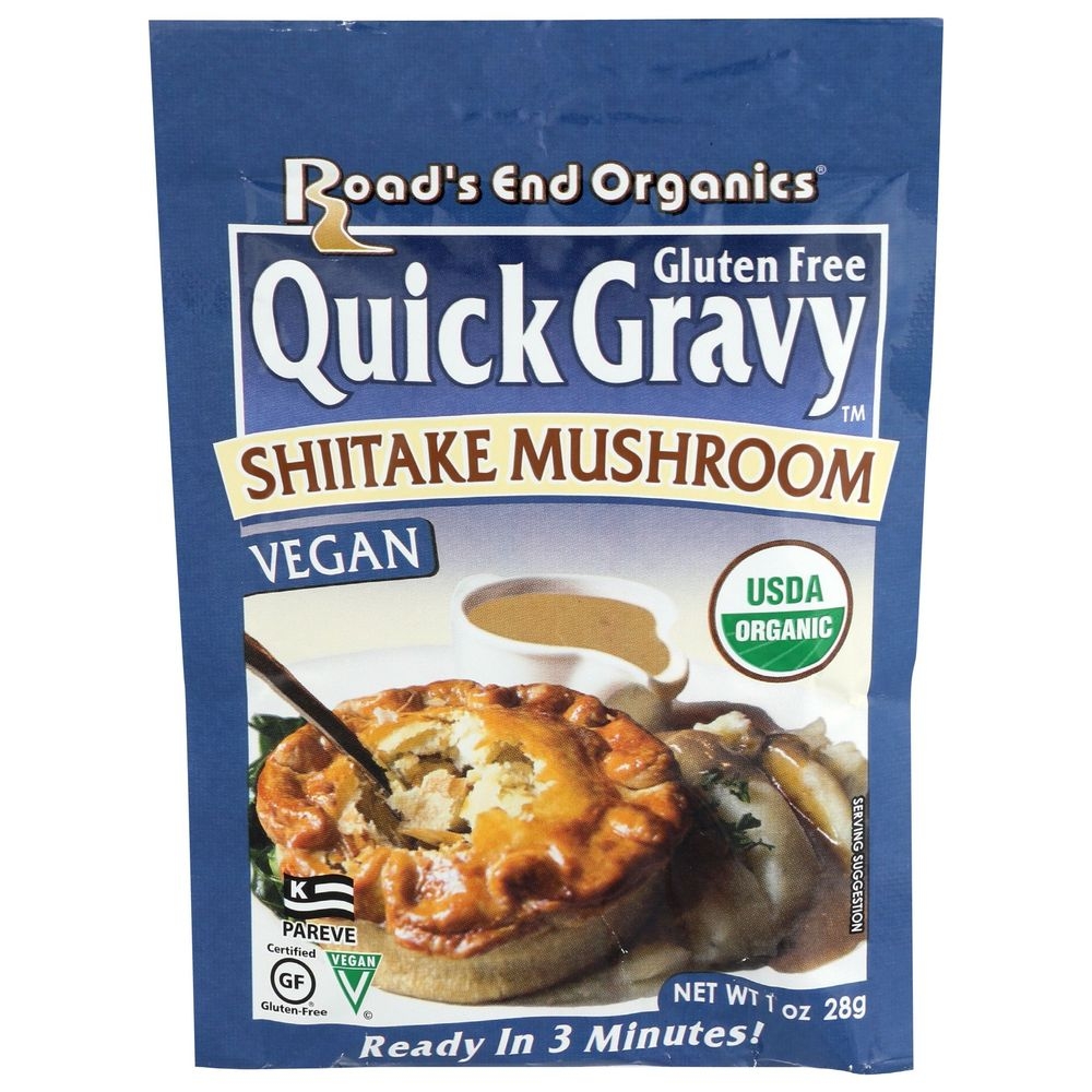 Roads End Organics Shiitake Mushroom Gravy Mix, 1 Ounce -- 12 per case