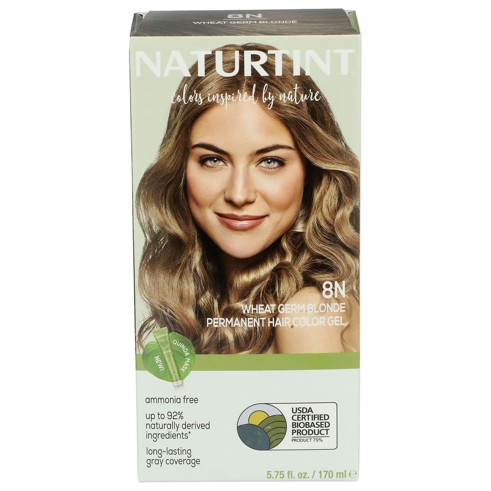 Naturtint 8N Wheat Germ Blonde Permanent Hair Color, 5.75 Fluid Ounce