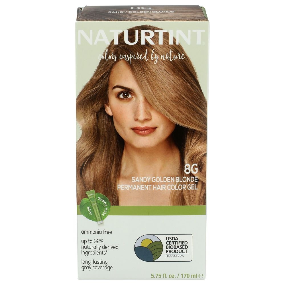 Naturtint 8G Sandy Golden Blonde Permanent Hair Color, 5.75 Fluid Ounce -- 3 per case