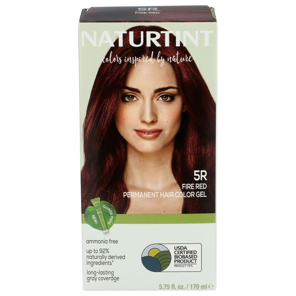 Naturtint 5R Fire Red Permanent Hair Color, 5.75 Fluid Ounce -- 3 per case