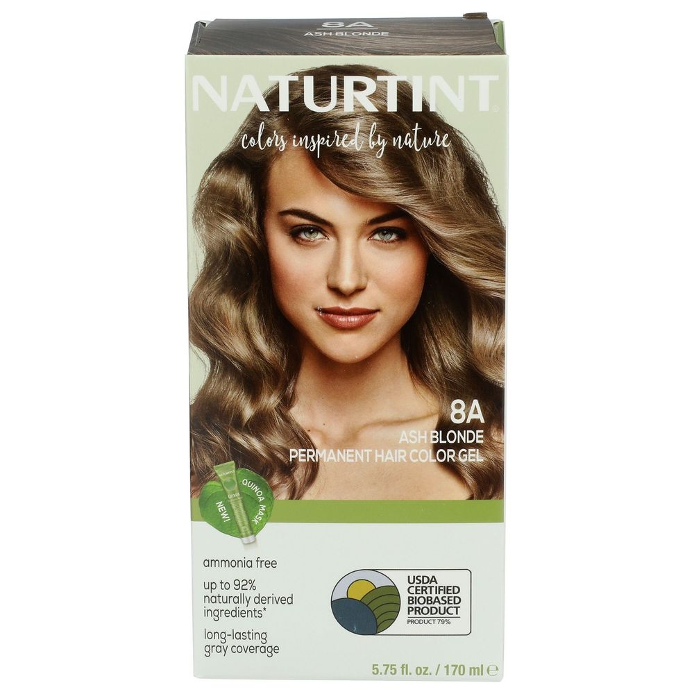 Naturtint 8A Ash Blonde Permanent Hair Color Gel, 5.75 Fluid Ounce -- 3 per case
