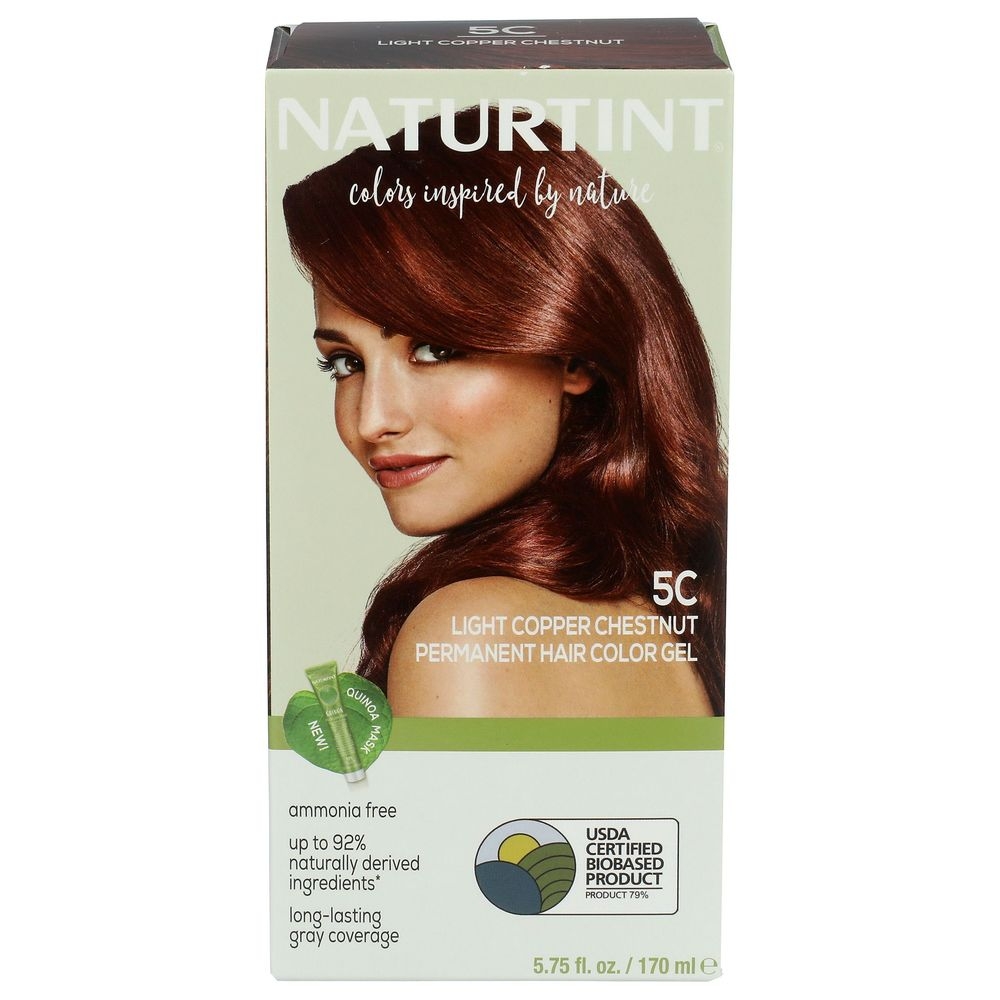 Naturtint 5C Light Copper Chestnut Permanent Hair Color, 5.75 Fluid Ounce -- 3 per case