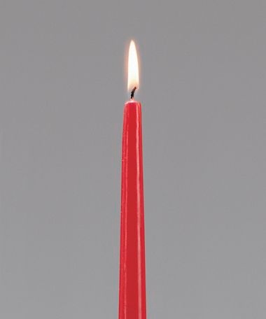 Hollowicks Select Wax Drip Less Taper Candle, 12 inch Height Taper -- 144 per case.