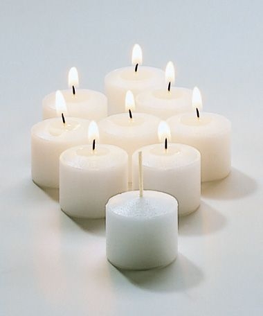 Hollowicks Select Wax Food Warmer Votive Candle, 1 1/4 inch Height -- 288 per case.