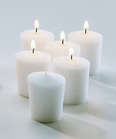 Hollowicks Select Wax Tapered Food Warmer Votive Candle, 2 inch Height -- 144 per case.