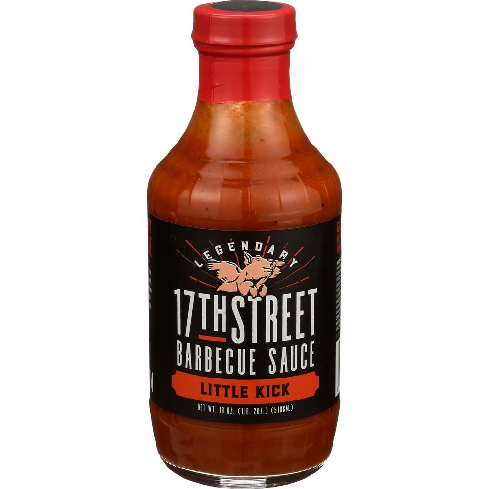 17th Street Original Little Kick Barbecue Sauce, 18 Ounce -- 6 per case