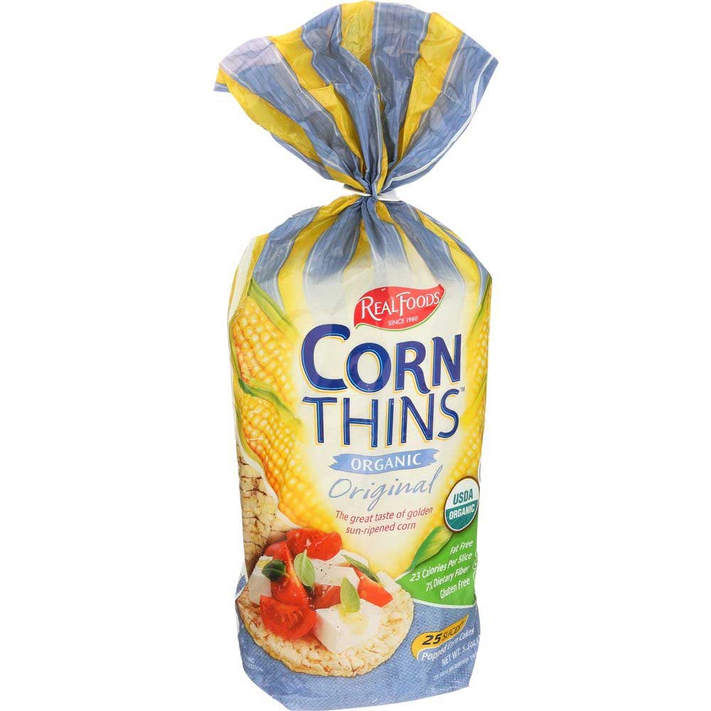 Corn Thins Organic Original, 5.3 Ounce -- 6 Per Case