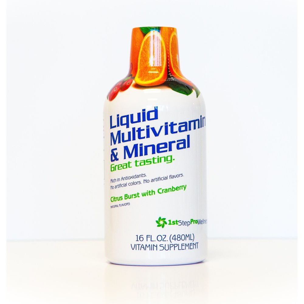1st Step Pro-Wellness Citrus Burst with Cranberry Multi-Vitamin and Mineral Liquid, 16 Ounce