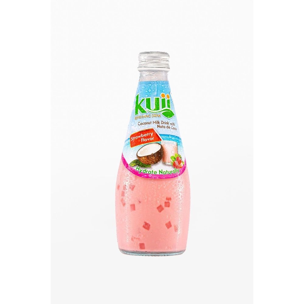 Kuii Strawberry Coconut Milk, 9.8 Fluid Ounce -- 12 per case