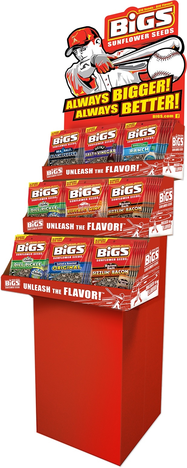 Bigs Vlasic Dill Pickle Sunflower Seed, 5.35 Ounce -- 12 per case.