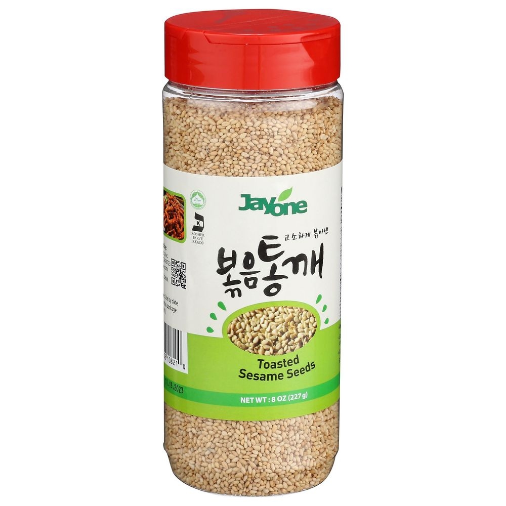 Jayone Toasted Sesame Seeds, 8 Ounce -- 12 per case