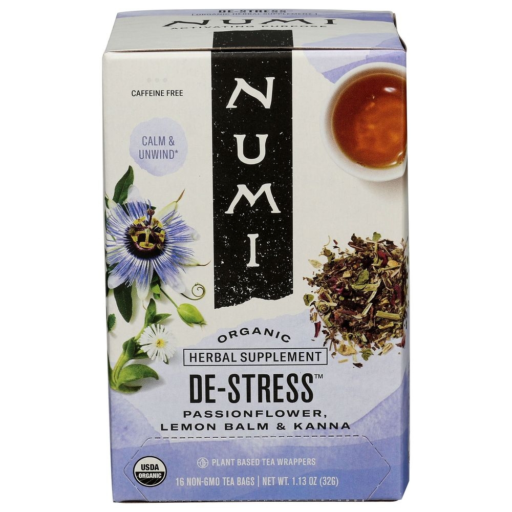 Numi De-Stress Tea Bag, 16 count -- 6 per case