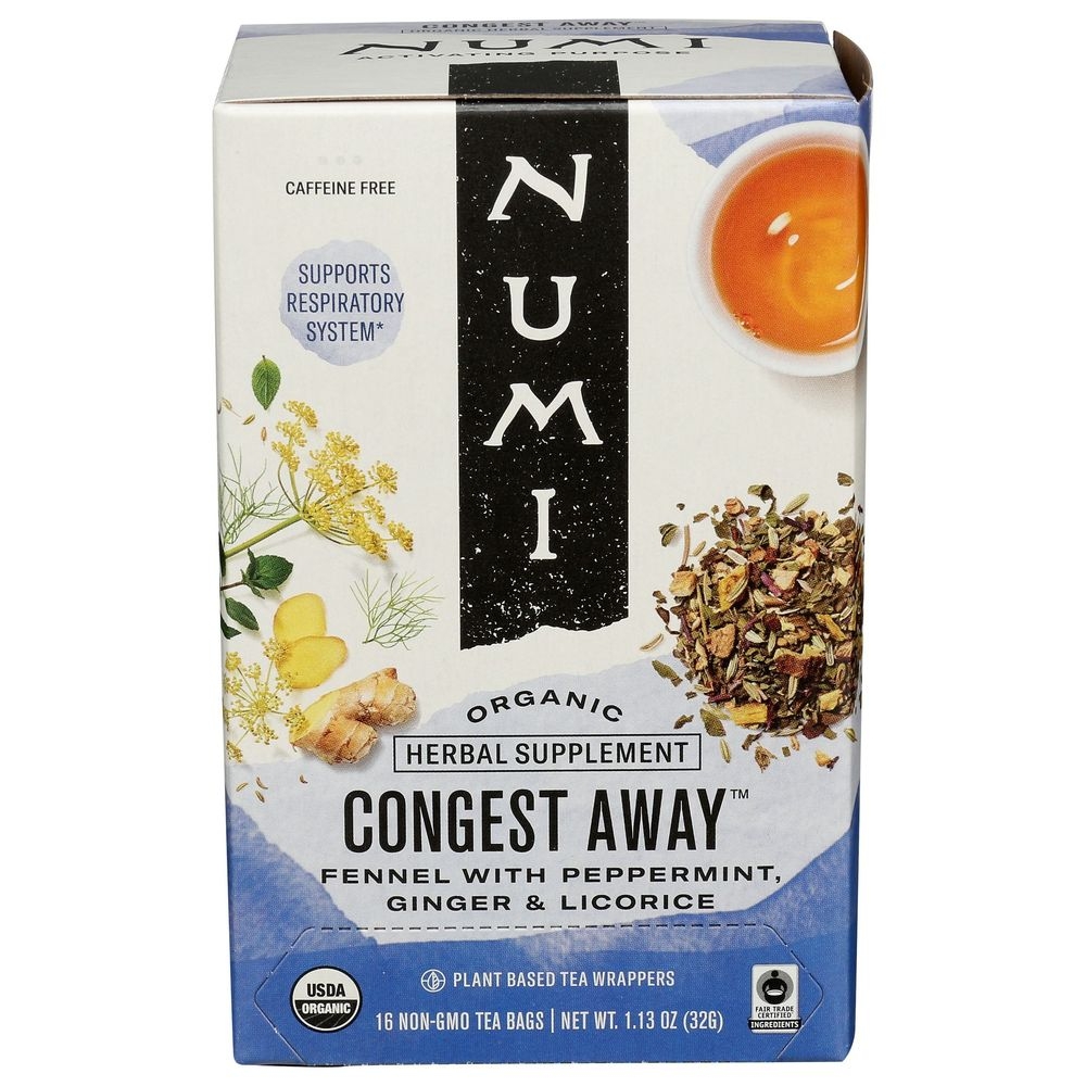 Numi Congest Away Tea Bag, 16 count -- 6 per case