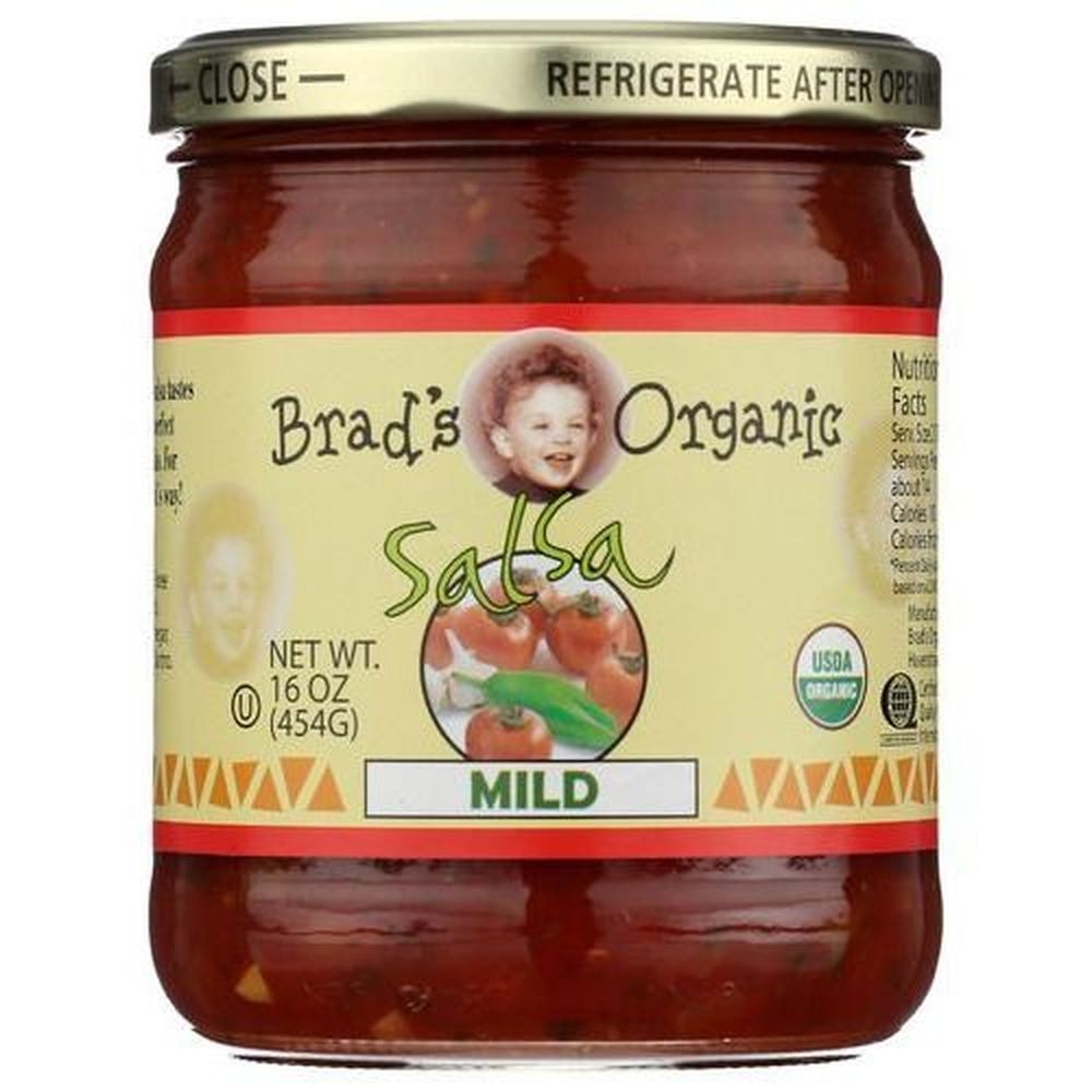 Brads Organic Mild Salsa, 16 Ounce -- 12 per case