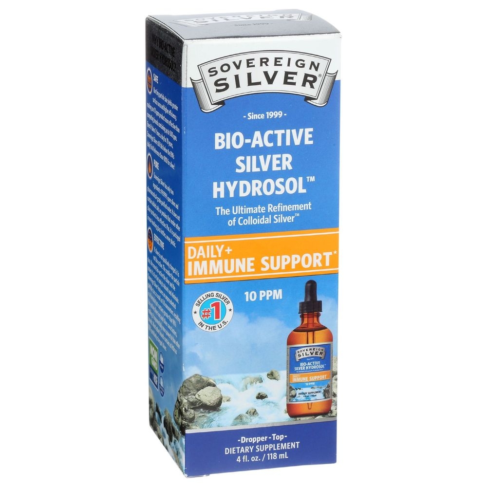 Sovereign Silver Immune Support Dropper, 4 Fluid Ounce