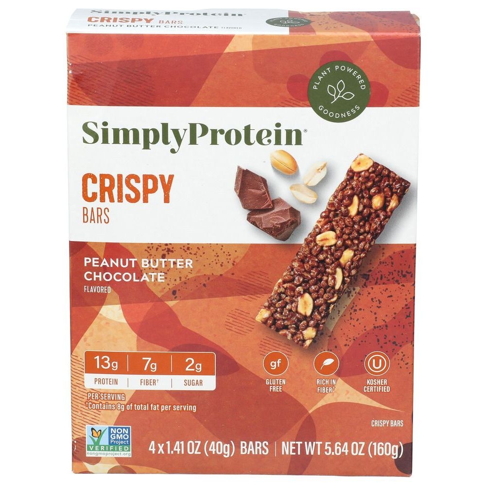 Simply Protein Peanut Butter Chocolate Crispy Bar, 5.64 Ounce -- 6 per case