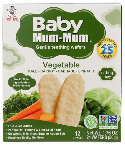 Hot Kids Baby Mum-Mum Vegetable Rice Rusk -- 6 per case.