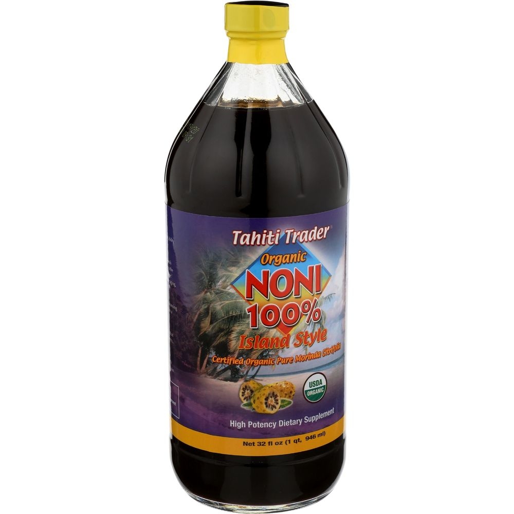 Tahiti Trader Organic 100 Percent Noni Island Style Juice, 32 Ounce