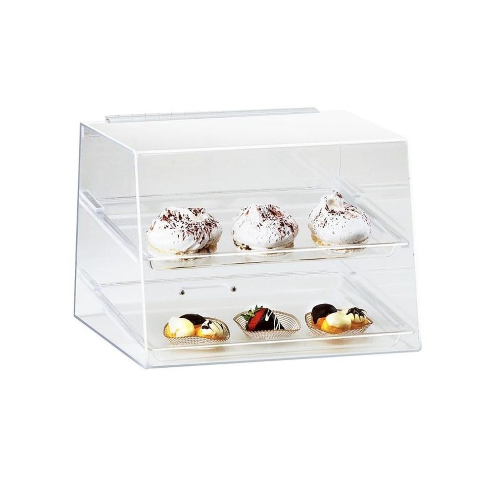 Cal-Mil Classic Two Tier Display Case, 15 x 13 x 11 inch
