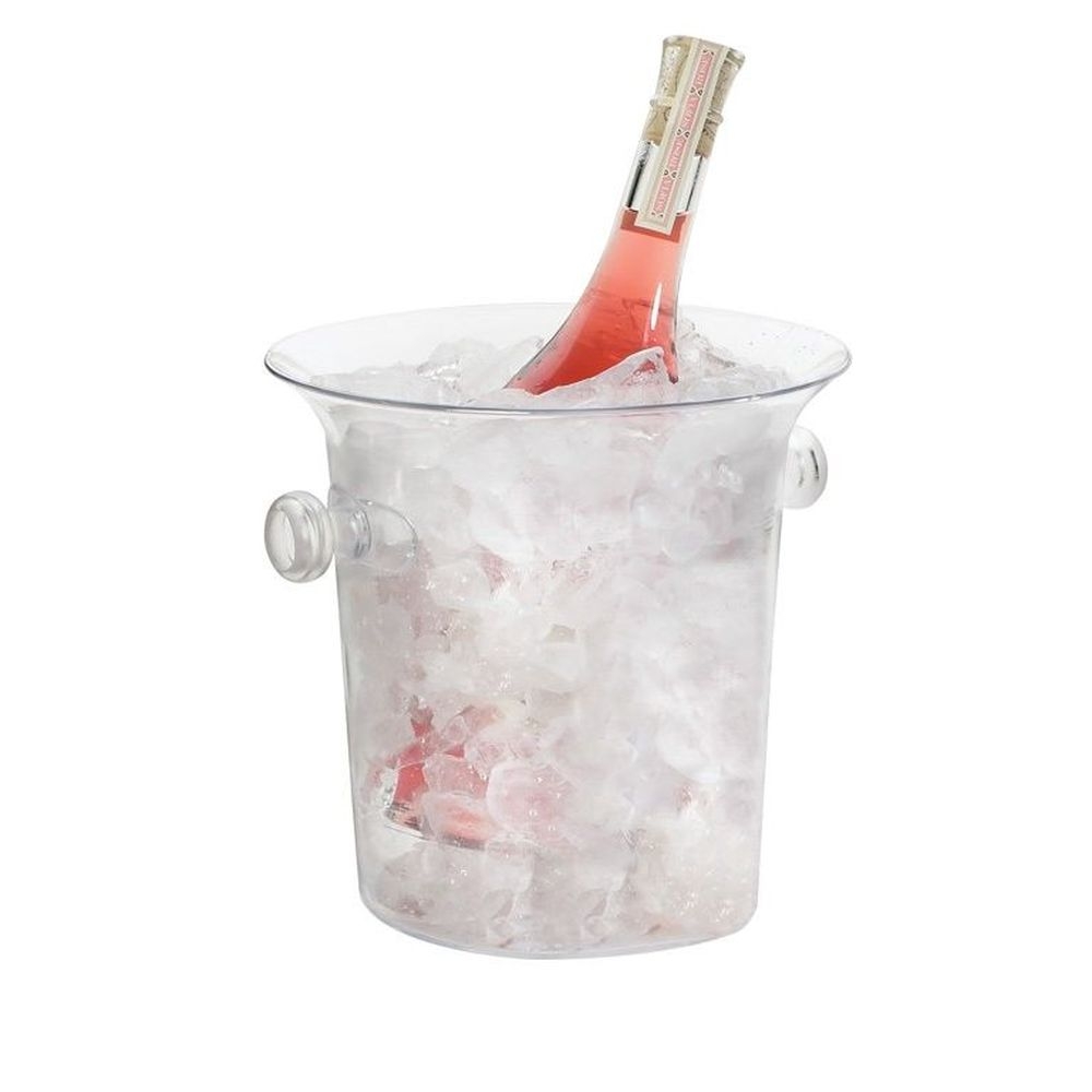 Cal-Mil Clear Large Ice Bucket, 8 x 8.5 x 8 inch