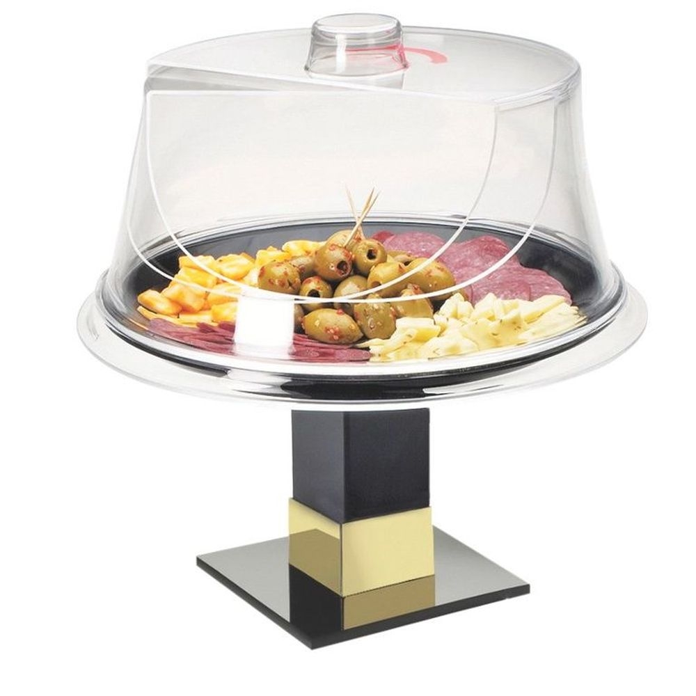 Cal-Mil Turn N Serve Colonial Sample / Pastry Tray Cover, 15 inch Dia x 7 inch Height -- 2 per case