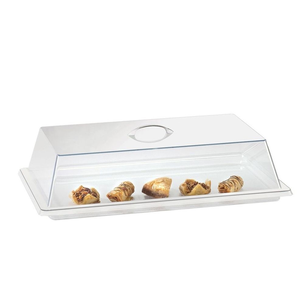 Cal-Mil Clear Polycarbonate Standard Rectangular Bakery Tray Cover, 12 x 20 x 4 inch