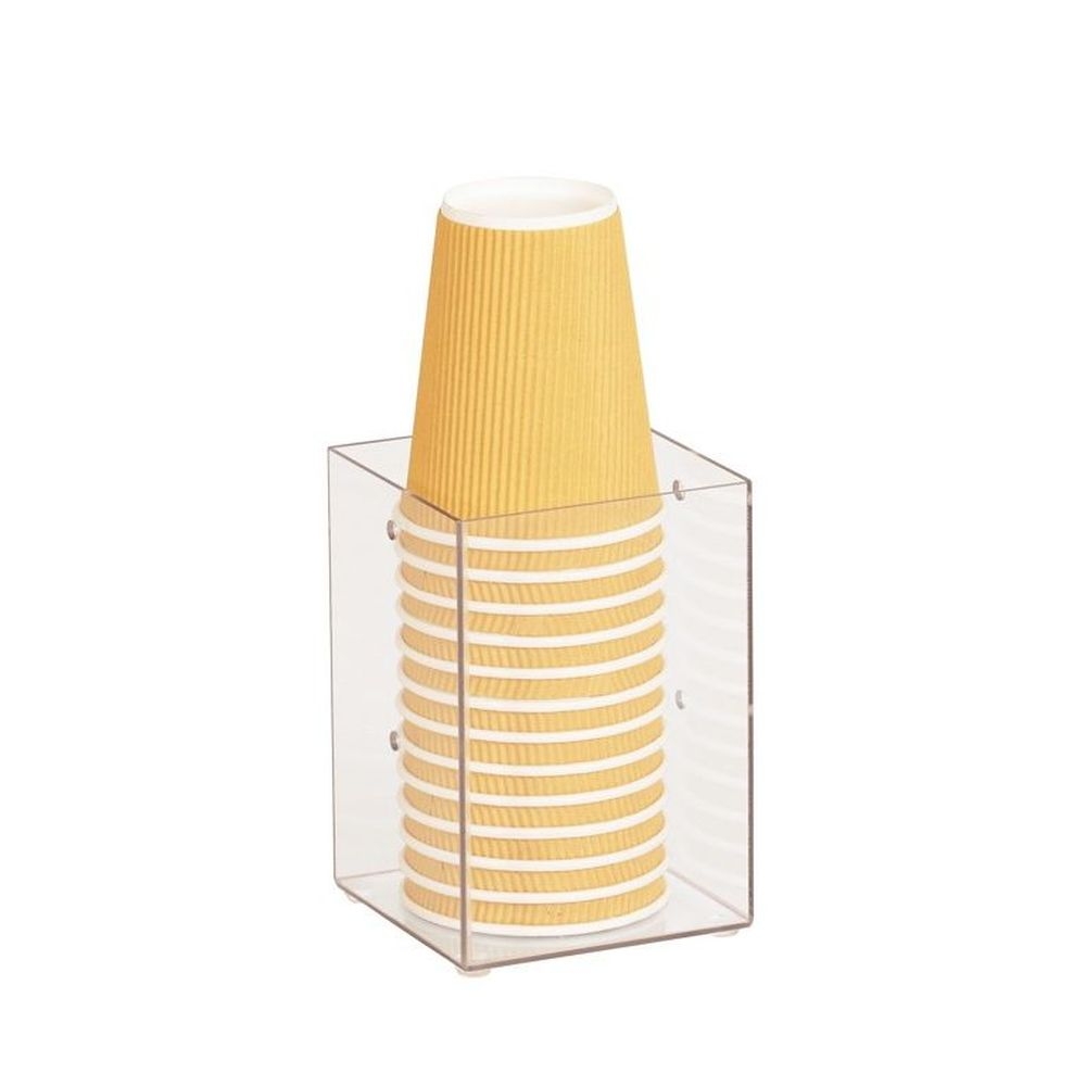 Cal-Mil Classic Clear Acrylic Modular Countertop Straw Holder, 4.25 x 4.25 x 6 inch