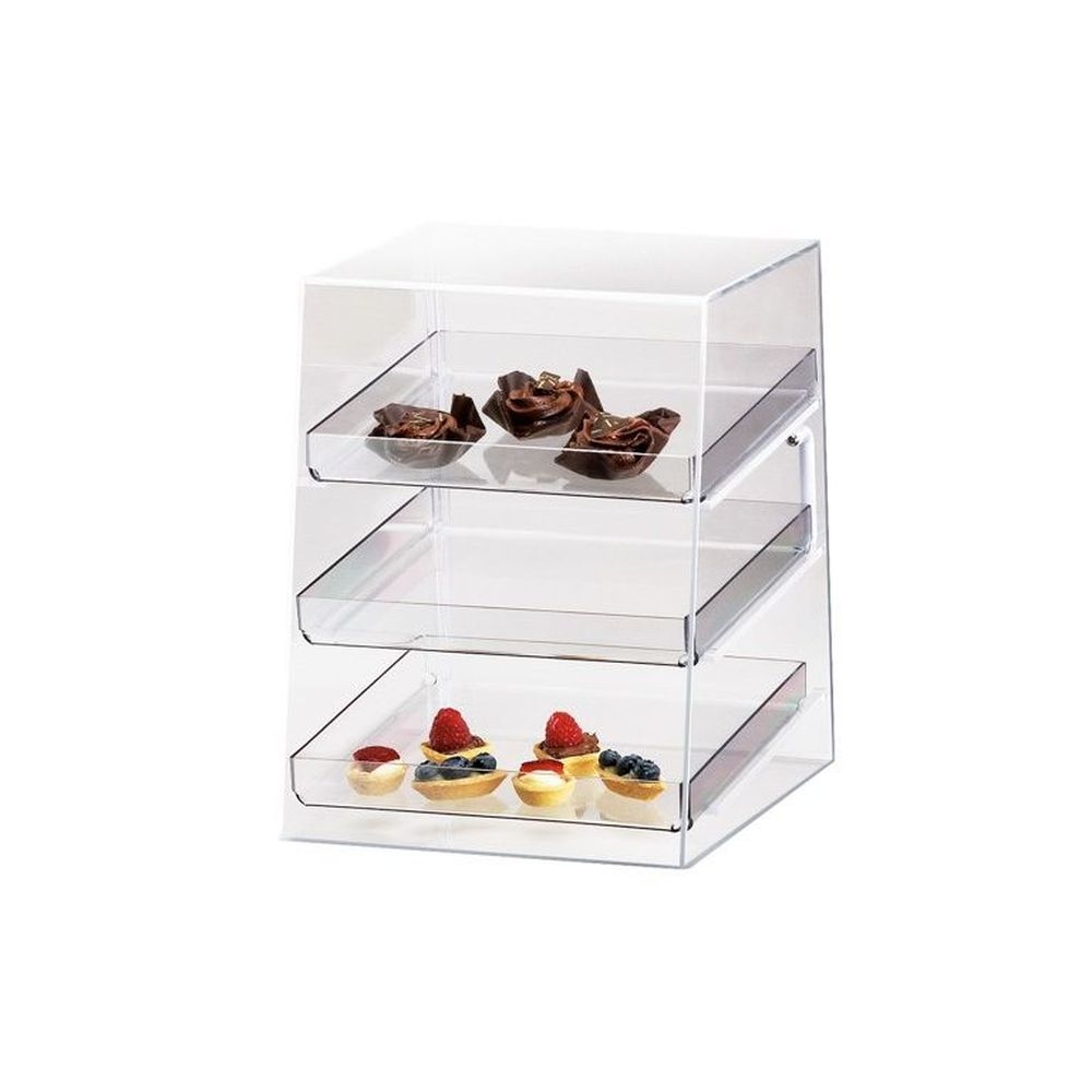 Cal-Mil Classic Display Case with 3 Trays, 10 x 15 x 13 1/2 inch