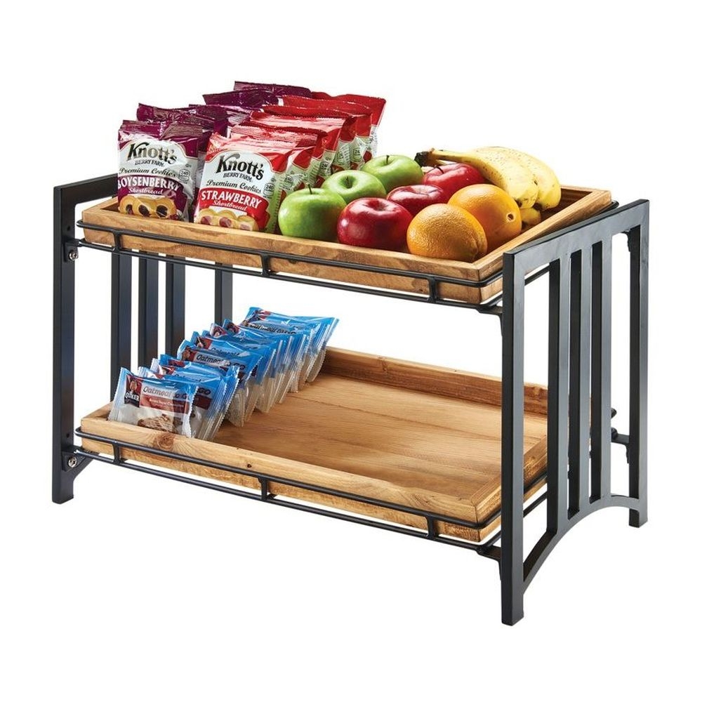 Cal-Mil Mission 2 Tier Stand Frame Only, 23 x 13 x 15 Inch