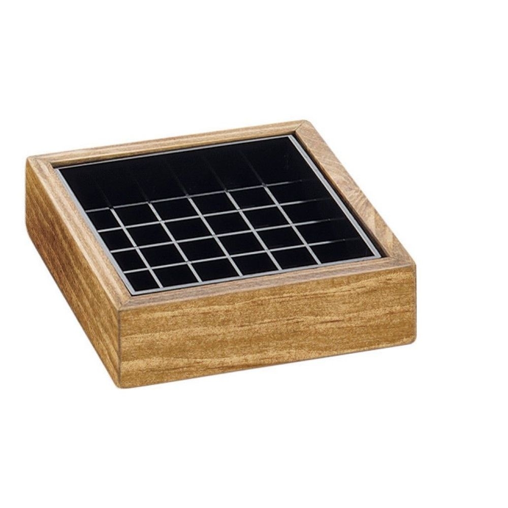Cal-mil Madera Drip Tray, 4 X 4 X 1.5 Inch -- 6 Per Case