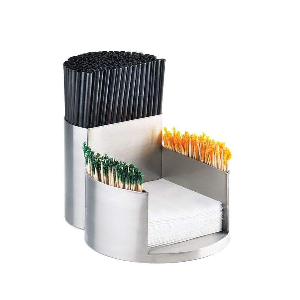 Cal-Mil Stainless Steel Mixology Organizer, 7.25 x 10 x 5.25 inch