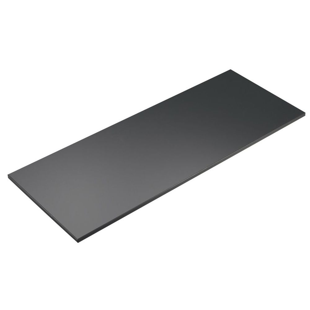 Cal-Mil Midnight Bamboo Rectangle Riser Shelf, 32 x 12 x 0.5 inch